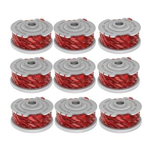 Bobine de coupe-herbe FLY047 510747890, lot de 9 bobines de fil en nylon de remplacement 1.5mm/11M pour Flymo Contour Cordless XT, 500XT Autofeed - Product Image 1