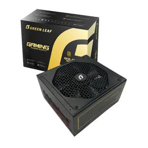 GREENLEAF ATX Power Supply 1000Watt 80 PLUS Komputer Switching Power Supply Emas Bersertifikat Sepenuhnya Modular PSU