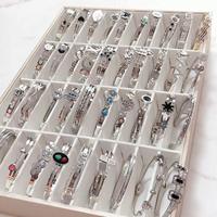 Accessoires de bijouterie Zircon plaqué or 18 carats Vente en gros en vrac Bracelet en acier inoxydable