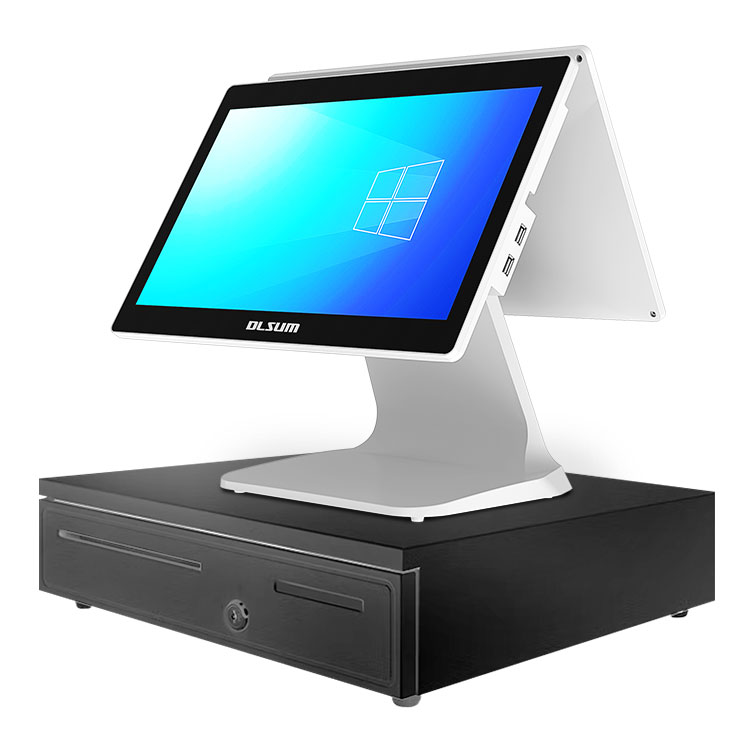 Высокое качество все в одном ПК android система оптовая цена Dural экран linux pos машина для кредитных карт pos машина