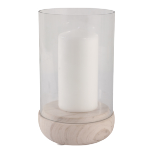 Portacandele in Vetro con Base in Marmo per Decorazione Casa, Centrotavola Soggiorno - Product Image 2