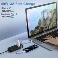 Cable de Datos USB 2.0 3.1 3.2 USB C PD de Carga Rápida de 60W 100W de Marca OEM al por Mayor para iPhone 15 16 Pro Max Huawei