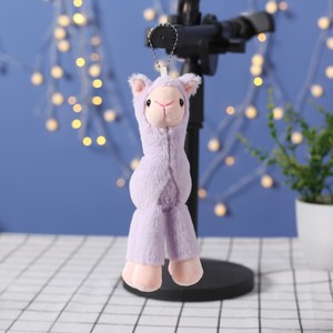 Porte-clés, adorable petite poupée, accessoire pour sac, sac à dos féminin, grand pendentif, alpaga réaliste en peluche, <span class=keywords><strong>jouet</strong></span> en peluche - Product Image 3