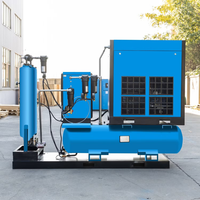 Compresseur d'air à vis tout-en-un haute pression 16 bars 20 bars 37 kW avec sécheur pour découpe laser