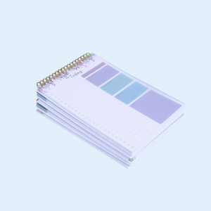 Agenda Giornaliera Floreale a Spirale, Blocco Note Non Datato per Organizzare Attività e Liste di Cose da Fare, per Ufficio e Scuola - Product Image 1