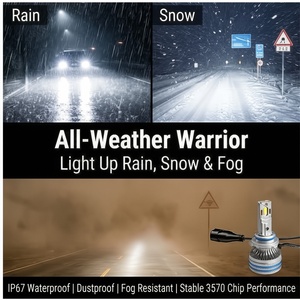 Bombilla LED para Faros Delanteros Xview M9 PRO H4 H7, 150W 40000LM, Súper Brillante, Faros Delanteros LED para Automóviles - Product Image 6