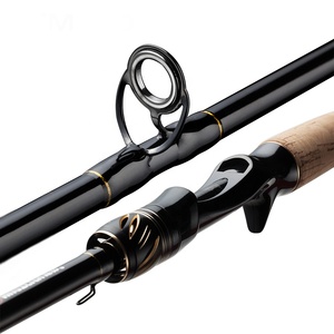 Newbility – <span class=keywords><strong>canne</strong></span> à <span class=keywords><strong>pêche</strong></span> en mer en fibre de carbone rose doré, 2 sections de 2.4m, 50-80g - Product Image 3