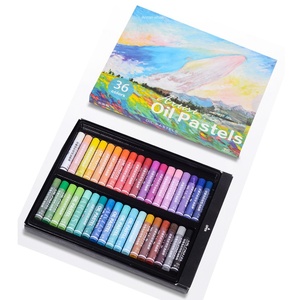 Ami balena 24 colori Grey Advanced Overlay Macaron Morandi pittura a olio Stick pesante morbido bastone adatto pastelli - Product Image 4
