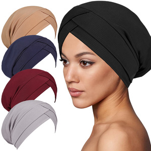 หมวกบีนนี่ HLC สำหรับโปรโมชั่น ผ้าโพกศีรษะ ผ้าคลุมผม หมวกบอนเน็ต หมวกเบเร่ต์ครึ่งใบ ที่คาดผม ผ้าคาดผม อุปกรณ์เสริมผมสำหรับงานเต้นรำ - Product Image 5