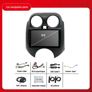 Autoradio Android 9'' con Carplay Wireless e Android <span class=keywords><strong>Auto</strong></span> per Nissan <span class=keywords><strong>Micra</strong></span> 2010-2017, GPS, RDS, HIFI, Supporto Telecamera AHD e Audio - Product Image 4