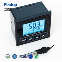 Sensor de Conductividad Industrial en Línea DDB-628F, Amplio Rango de Medición, Alta Temperatura