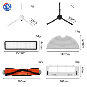 Cepillo Principal, Cepillo Lateral, Filtro HEPA, Paño de Limpieza, Compatible con las Aspiradoras Robóticas <span class=keywords><strong>Dreame</strong></span> <span class=keywords><strong>D9</strong></span>/ <span class=keywords><strong>D9</strong></span> Max/ <span class=keywords><strong>D9</strong></span> <span class=keywords><strong>Pro</strong></span>/ L10/ L10 <span class=keywords><strong>Pro</strong></span> - Product Image 6