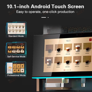 Máquina de Espresso Profesional Comercial para Oficina, Totalmente Automática, con Pantalla Táctil Inteligente de 10 Pulgadas, para Más de 30 Tipos de Bebidas - Product Image 4