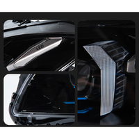 Kit de phares avant LED DRL avec lentille laser Snake Eye pour mise à niveau des phares F10, compatible avec les modèles Série 5 F10 F18 2011-2017, version modifiée d'origine.