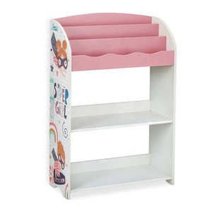 Hộp Đựng Đồ Chơi Trẻ Em Bằng Gỗ Sản Xuất Tại Trung Quốc Hộp Đựng Đồ Bằng Vải 6 Ngăn Kệ Sách Ảnh Màu Hồng Cho Bé Gái - Product Image 4