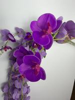 107 mini-orchidées Phalaenopsis artificielles, fausses fleurs pour la décoration de la maison, des mariages, des murs, des vases et des arrangements