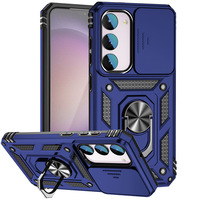 Étui robuste pour Samsung Galaxy A55 A35 A15 S26 Ultra, coque de protection lourde avec protection de l'appareil photo à fenêtre coulissante