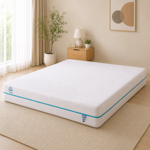 Colchón de espuma de alta densidad E Z Bed Twice que proporciona una comodidad de descanso suave y firme para hogares modernos, hoteles y compradores minoristas. - Product Image 1