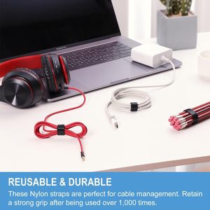Ruban adhésif double face de qualité industrielle, bandes auto-agrippantes résistantes pour l'organisation à la maison et au bureau - Product Image 3