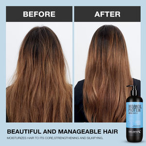 Shampoo à l'huile d'argan sans sulfate Delofil Private Label <span class=keywords><strong>Creme</strong></span> of Nature pour cheveux bouclés naturels, hydratation et brillance - Product Image 6