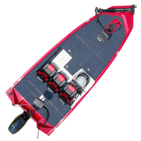 Certifié CE KINOCEAN Nouveau bateau de pêche à l'achigan en aluminium à vendre