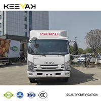Camion cargo Isuzu 700P 6 roues Isuzu Camion bon prix 7 tonnes 8 tonnes 189hp 205hp Boîte personnalisée pour le transport