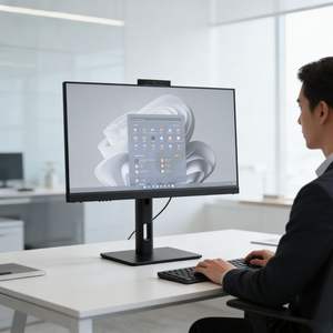 Computadora de Escritorio Todo en Uno Wandong 2026 de 21.5/23.8 Pulgadas, Nueva, con AMD Ryzen 7 9800x3d, DDR5 8GB, SSD, Windows 11, para Juegos/Diseño - Product Image 1