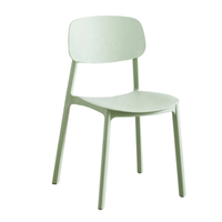 Chaise en plastique pour salle à manger, prix bas, moderne, restaurant, loisirs, café, empilable