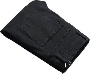 Toppe da <span class=keywords><strong>uomo</strong></span> personalizzate OEM Pantalones moda <span class=keywords><strong>Jeans</strong></span> dalla vestibilità dritta pantaloni in Denim da motociclista affusolati affusolati - Product Image 5