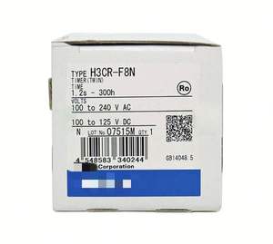 Relè Temporizzatore Originale di Marca H3CR-F8N Serie H3CR Programmabile Doppio <span class=keywords><strong>Timer</strong></span> 1.2S-30H 100-240VAC 50/60Hz 8 Pin - Product Image 1