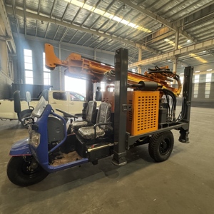 Trivella Idraulica Portatile a Tre Ruote con Motore Diesel per Perforazioni Rotative DTH fino a 200m di Profondità - Product Image 6