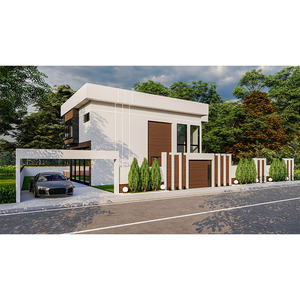 Venta caliente Villa a prueba de terremotos Prefabricada 3 4 Dormitorios Casa Prefabricada Lujo Playa <span class=keywords><strong>Villas</strong></span> Hotel - Product Image 2