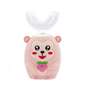 2023 nouveau gros amusant enfants d'âge préscolaire batterie brosses <span class=keywords><strong>à</strong></span> dents usine OEM 360 degrés U forme enfants <span class=keywords><strong>junior</strong></span> <span class=keywords><strong>brosse</strong></span> <span class=keywords><strong>à</strong></span> dents <span class=keywords><strong>électrique</strong></span> - Product Image 1