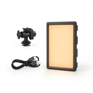 Nouvelle lampe LED portable bicolore 12W SL116, panneau lumineux doux pour photographie, kit de réalisation de vlogs, lampe flash SL116 rechargeable - Product Image 3