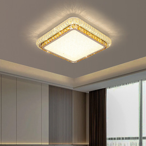 Crystal <b>Ceiling</b> <b>Light</b> Led Oval Shape For Living Room Bedroom Dining Room Modern Chandelier With Dimmable Switch Control 3 Year - Product Image 2