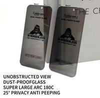 3D 25 °   Protection d'écran en verre trempé HD sans bordure, sans bords noirs, pour iPhone 17 Pro Max 18 16 15 14 Plus 13 12 11