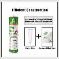Adhésif liquide super construction colle sans ongles