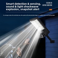 Lampes solaires d'extérieur IP65 avec caméra LED de surveillance solaire pour jardin