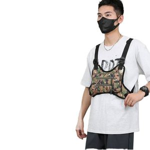 Chaleco Táctico Deportivo para Exteriores, con Múltiples Bolsillos, para Teléfono Móvil, Diseño Moderno de Poliéster, para Correr - Product Image 3