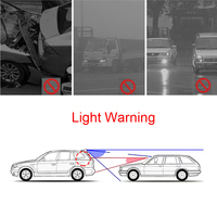 Antenne de voiture universelle à LED en forme d'aileron de requin avec énergie solaire, antennes de signal radio automatiques, antennes de toit, lumière d'avertissement de sécurité routière