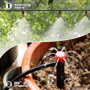 Kit de riego por goteo con microaspersores y tuberías para sistema de riego de jardinería y paisajismo - Product Image 4