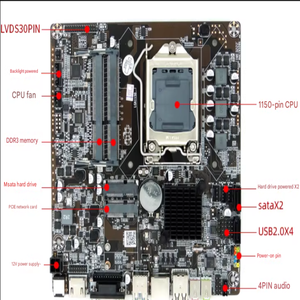 Placa Base Intel H81 Compatible con 4.ª Generación Core I3 I5 I7 DDR3*2 SATA2 LGA1150 <span class=keywords><strong>THIN</strong></span> <span class=keywords><strong>MINI</strong></span> <span class=keywords><strong>ITX</strong></span> FCC/CE/RoHS USB3.0 Máx. 8GB RAM para Juegos - Product Image 5