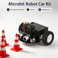 ACEBOTT NUEVO Set de Coche Robótico Microbit para Educación STEM, Proyecto Escolar STEM, Control por APP 2WD, Kits de Robótica DIY MakeCode para Codificación STEAM