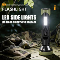 Lampes de travail d'extérieur, lampes de camping, lampes d'urgence portables, lampes LED multifonctionnelles, batterie rechargeable ABS, portée du faisceau de 500 m