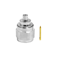 Connecteur mâle N en laiton pour câble coaxial RF RG402 RG141, convertisseur de prise de type N, à bride, étanche IP67, 50 Watts