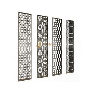 ANN9951 High Quality Custom Modern Coated Stainless Steel Art Theme Printed <b>Decorative</b> Room Divider 304 Multi-Functional <b>Screen</b> - Product Image 3