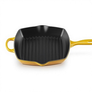LE CREUSET מחבת גריל מרובעת מברזל יצוק 26 ס\"מ לכל סוגי הכיריים כולל אינדוקציה 2.86 נקטר 20183266720422 - Product Image 3