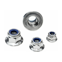 A2 A4 SS304 SS316 SS316L 18-8 Bride Hexagonale En Acier Inoxydable Écrou Auto-Verrouillage De DIN6926