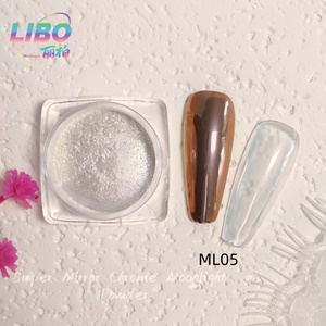 Polvo Aurora Blanco Luz de Luna 2026, 6 Colores, Polvo Aurora Cromado Espejo Fino para Uñas - Product Image 5