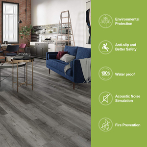 Hiện đại SPC Vinyl ván sàn cho phòng tắm không thấm nước và dễ dàng để làm sạch cho căn hộ - Product Image 6